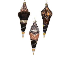 Ornament glas, Figuur, L 4,6 cm, per stuk - afbeelding 1