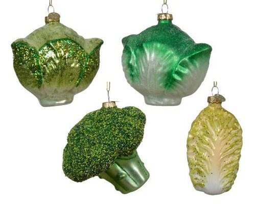 Ornament glas,  L 9,3 cm