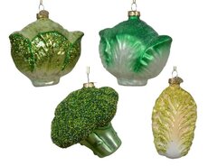 Ornament glas,  L 9,3 cm