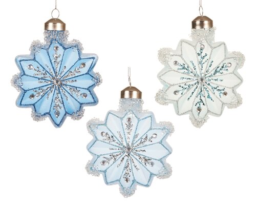 Ornament glas, per stuk