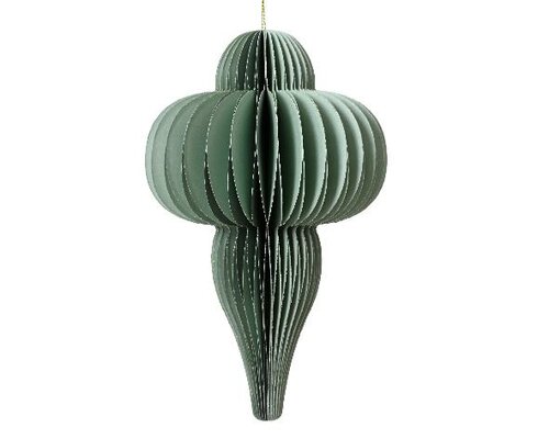 Ornament papier, H 40 cm, Mint - afbeelding 1