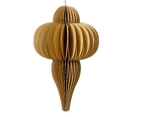 Ornament papier, H 40 cm, Zand - afbeelding 1