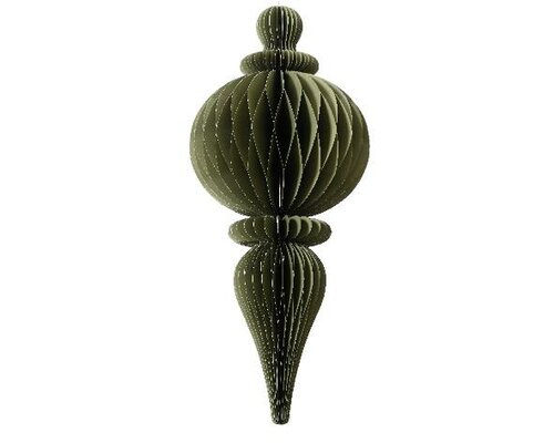 Ornament papier, H 80 cm, Groen