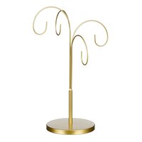Ornament standaard goud - l30xb30xh46cm