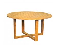 oxford teak round table dia 150cm