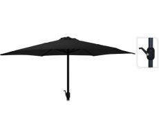 parasol dia 270cm, zwart - afbeelding 1