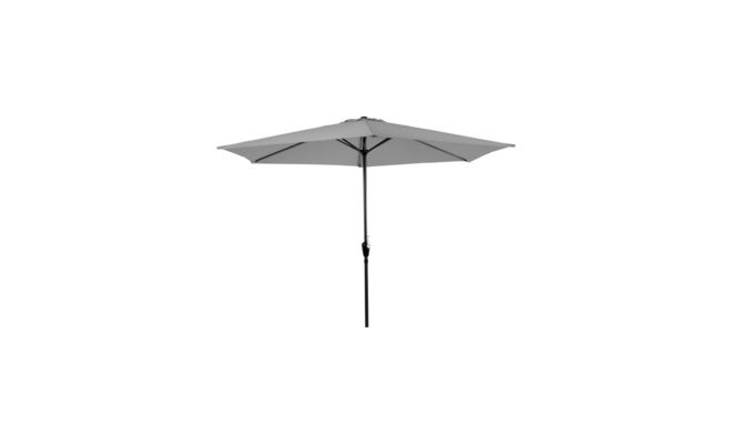 Parasol gemini licht grijs d3meter