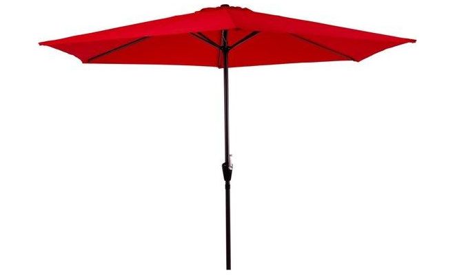 Parasol gemini rood D 3 meter