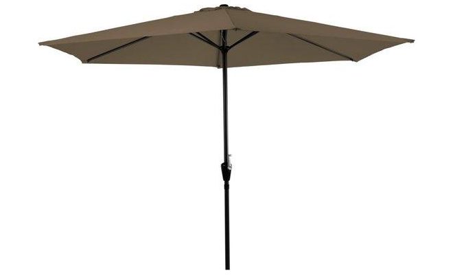 Parasol gemini taupe D 3 meter