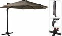 parasol roma rond 300 cm taupe - afbeelding 2