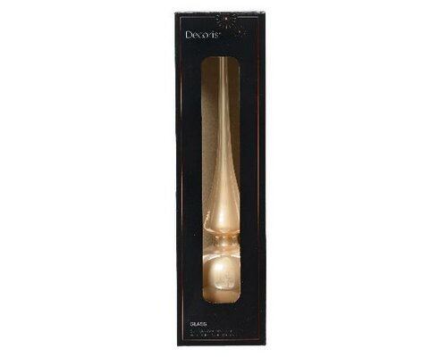 Piek glas D 6 H 26cm glans Parel - afbeelding 1