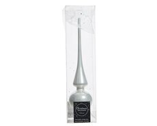 Piek glas D 6 H 26cm glans Winterwit - afbeelding 1