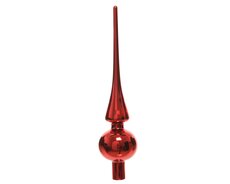 Piek glas shiny, kerstrood, Ø 6 cm x H 26 cm - afbeelding 2