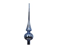 Piek glas shiny, ochtend blauw, Ø 6 cm x H 26 cm - afbeelding 2