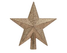 Piek polystyreen glitter, karamel bruin, L 4,2 cm x B 19 cm x H 19 cm - afbeelding 2