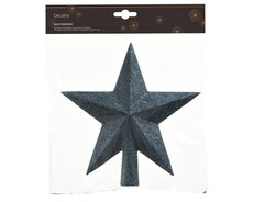 Piek polystyreen glitter, nachtblauw, L 4,2 cm x B 19 cm x H 19 cm