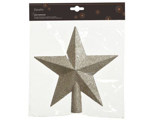 Piek polystyreen glitter, parel, L 4,2 cm x B 19 cm x H 19 cm