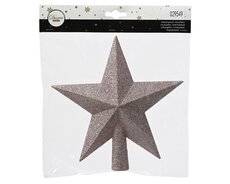 Piek polystyreen glitter, poederroze, L 4,2 cm x B 19 cm x H 19 cm