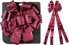 piek strik 130 x 33 cm burgundy - afbeelding 2