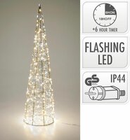 piramide 60 cm 300 led goud kl - afbeelding 2