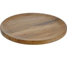 Plateau, hout, wit, 40 cm - afbeelding 2