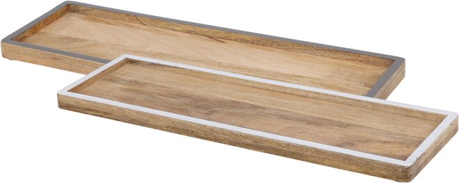 plateau mango hout 45cm, per stuk