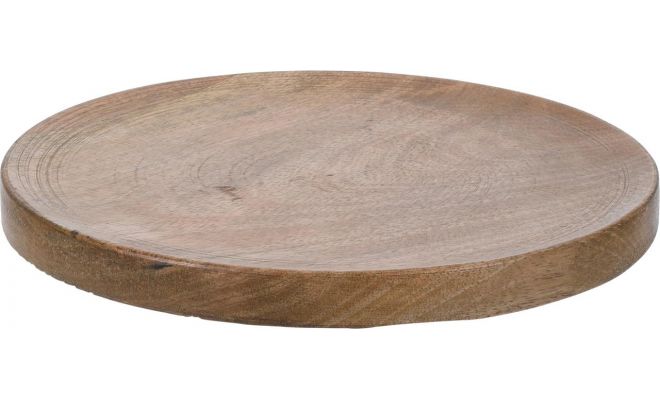 Plateau, mangohout, 22 cm