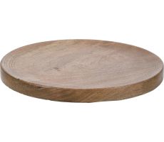 Plateau, mangohout, 22 cm