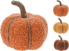 pompoen deco 13cm, per stuk