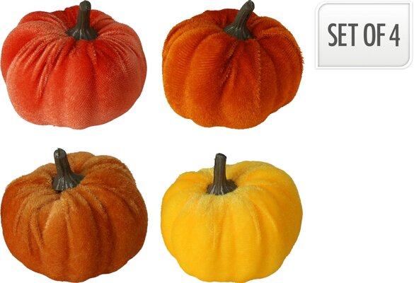 pompoen velvet 6cm, per stuk