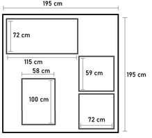 Positano Loungeset Aluminium - afbeelding 9