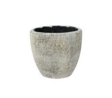 Pot anne d16 h15cm white earth - afbeelding 2