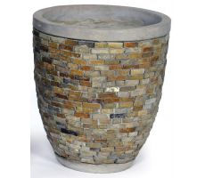 Pot, bali, mozaiek, b 25 cm, h 30 cm, Mega Ceramics - afbeelding 2