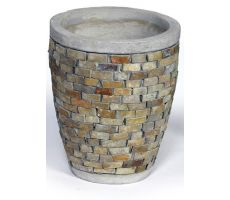 Pot, bali, mozaiek, b 25 cm, h 30 cm, Mega Ceramics - afbeelding 3