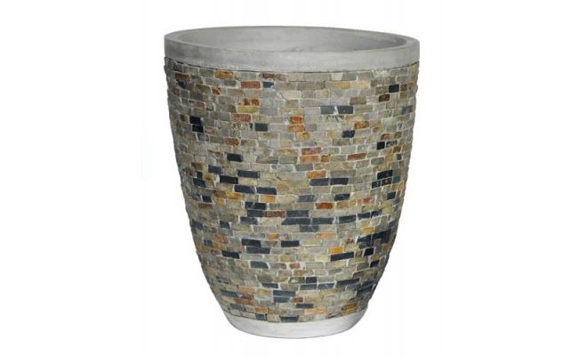 Pot, bali, mozaiek, b 40 cm, h 45 cm, Mega Ceramics - afbeelding 1