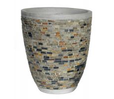 Pot, bali, mozaiek, b 40 cm, h 45 cm, Mega Ceramics - afbeelding 1