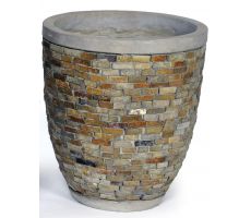 Pot, bali, mozaiek, b 40 cm, h 45 cm, Mega Ceramics - afbeelding 4