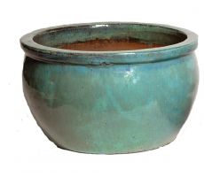 Pot, bavaria, celadon, b 47 cm, h 28 cm, Mega Collections - afbeelding 6
