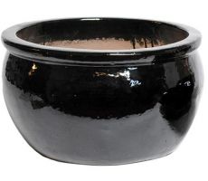 Pot, bavaria, zwart, b 36 m, h 24 cm, Mega Collections - afbeelding 2