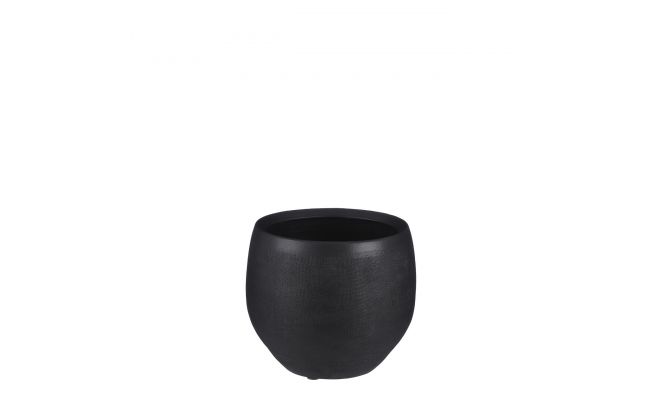 Pot, douro, zwart, d 20 cm, h 18 cm - afbeelding 1