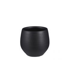Pot, douro, zwart, d 23 cm, h 20 cm - afbeelding 1