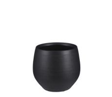 Pot, douro, zwart, d 23 cm, h 20 cm - afbeelding 2