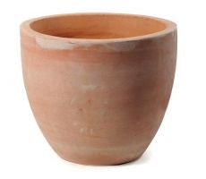 Pot, egg, whitewash, b 25 cm, h 22 cm, Mega Collections - afbeelding 3