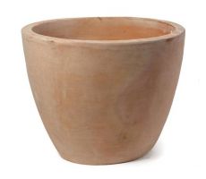 Pot, egg, whitewash, b 31 cm, h 27 cm, Mega Collections - afbeelding 3