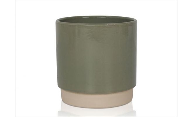 Pot, eno duo, dusty green, dsn 10, hoog 10,5 cm