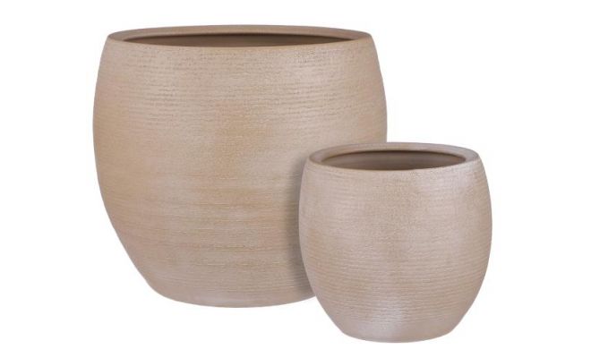 Pot, julien, beige, b 24 cm, h 21 cm