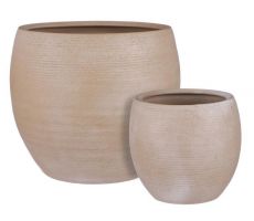 Pot, julien, beige, b 24 cm, h 21 cm