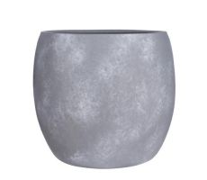 Pot, lester, lichtgrijs, b 38 cm, h 35 cm - afbeelding 2