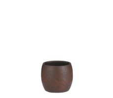 Pot, lester, roest, b 16 cm, h 14 cm - afbeelding 1