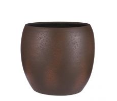 Pot, lester, roest, b 38 cm, h 35 cm - afbeelding 1